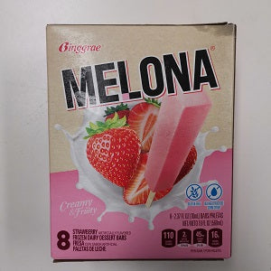 BINGGRAE MELONA STRAWBERRY 8PK  韩国草莓冰淇淋8入