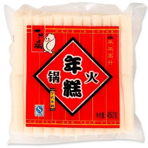 YZD RICE CAKE STICK 450G  一只鼎火锅年糕450克