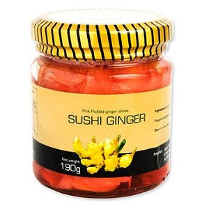 JFT SUSHI GINGER PINK 190G  日本粉色寿司姜190G