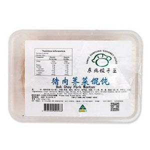 FG WONTON BOK CHOY PORK 100G  东北饺子王猪肉芥菜馄饨100克