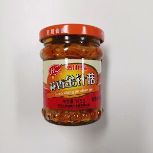 HC GARLIC ENOKI MUSHROOM 145G  惠川蒜香金针菇145克