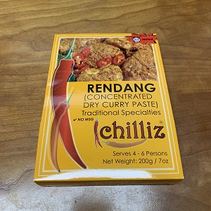 CHILLIZ RENDANG DRY CURRY 200G  马来西亚干咖喱酱200克