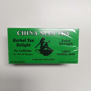 CHINA SLIM TEA STRENGTH 20PK  茶壶减肥茶原味20包装