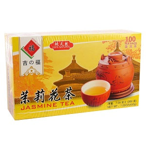 JZF JASMINE TEA 200G  吉之福茉莉花茶100枚入200克