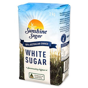 SUNSHINE WHITE SUGAR 2KG  SUNSHINE白糖2公斤