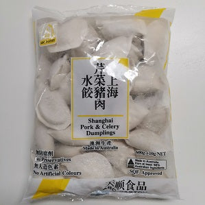 ABC DUMPLING CELERY PORK 600G  天顺芹菜猪肉水饺600克