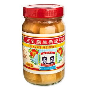 LMJ PRSV BEANCURD WHITE 350G  廖孖记白腐乳350克