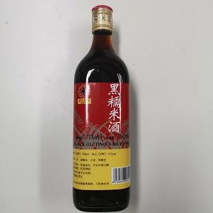 HP BLACK GLUT RICE WINE 750ML  禾牌黑糯米酒750毫升
