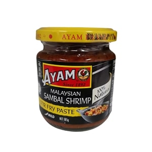 AYAM SAMBAL SHRIMP PST 185G  雄鸡叁荅虾米即煮酱料185克