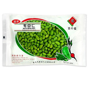 JZF SOYBEAN NUT 400G  吉之福冻毛豆仁400克