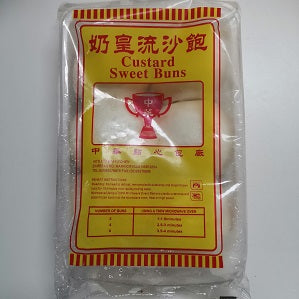 HO'S CUSTARD SWEET BUN 6PC  中华点心奶黄流沙包6入