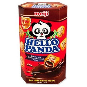 MEIJI HELLO PANDA COCOA 50G  美即熊猫饼干可可味50G