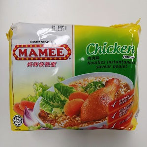 MAMEE NOODLES CHICKEN 5PK  妈咪快熟面鸡肉味5包装