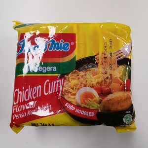 INDOMIE NDL CHICKEN CURRY 5PK  INDOMIE速食汤面咖喱鸡味5包装