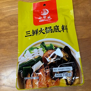 XLK HOT POT BASE SEAFOOD 158G  小龙坎三鲜火锅底料158克