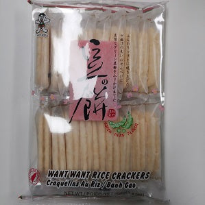 WW GREEN PEA CRACKERS 108G  旺旺绿豆饼108克