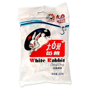 WHITE RABBIT CREAMY CANDY 227G  大白兔原味奶糖227克
