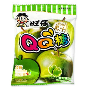 WZ QQ JELLY APPLE 70G  旺仔青苹果味QQ糖70克