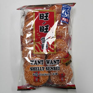 WW SHELLEY SENBEI SPICY 150G  旺旺大雪饼香辣味150克