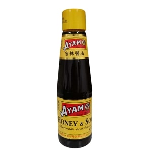 AYAM HONEY SOY SAUCE 210ML  雄鸡牌咸蜂蜜酱210毫升