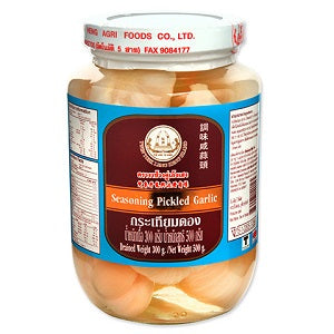 LX PICKLED GARLIC 500G  龙兴调味咸蒜头500克