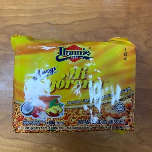 IBUMIE MI GORENG CURRY 5PK  IBUMIE印度炒面甲必丹咖喱味5连包