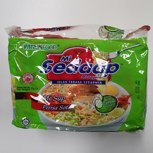 MI SEDAAP SOTO MI SUP 5PK  马来西亚汤面5连包