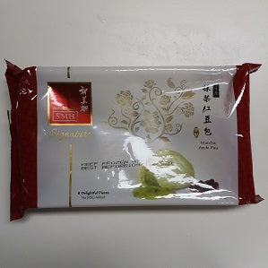 SMH MATCHA ADZUKI PAU 240G  新美与抹茶红豆包240克