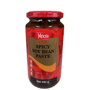 YEO'S SOY BEAN PASTE HOT 450G  杨协香辣豆酱450克