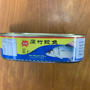 JZF FRIED DACE BEANCURD 184G  吉之福腐竹鲮鱼罐头184克