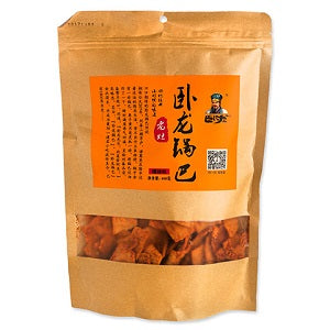 WL RICE CRACKER SPICY 400G  卧龙锅巴爆辣味400克