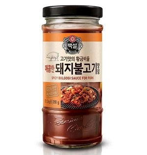CJ BBQ SCE FOR PORK SPICY 290G  韩国烧烤猪肉辣味酱料290克