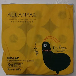 AULANYA BAMBOO TOILET ROLL 9PC  澳兰亚原色竹浆厕所纸9卷