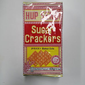 HUP SENG SUGAR CRACKER 428G  乒乓大方卜428克