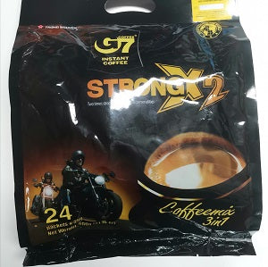 G7 INST COFFEE STRONG X2 600G  G7即溶3合1双效咖啡600G