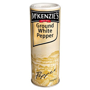 MCKENZIES PEPPER WHT GRND 100G  MCKENZIES白胡椒粉100克