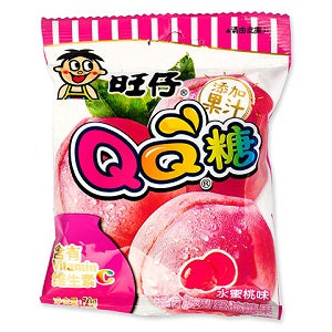 WZ QQ JELLY PEACH 70G  旺仔水蜜桃味QQ糖70克