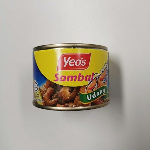YEOS SAMBAL PRAWN 160G  辣酱叁峇虾味160克