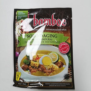BAMBOE BEEF SOTO SPICE 40G  BAMBOE印度尼西亚牛肉汤香料40克