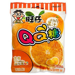 WZ QQ JELLY ORANGE 70G  旺仔香橙味QQ糖70克