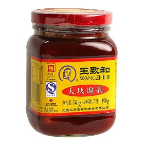 WZH PRSV BEANCURD CHUNKY 340G  王致和大块腐乳340克