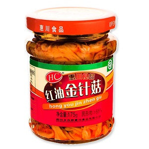 HC SPICY ENOKI MUSHROOM 145G  惠川红油金针菇145克