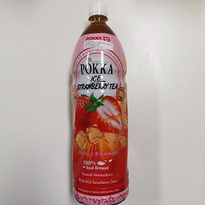 POKKA ICE STRAWBERRY TEA 1.5L  POKKA冰草莓茶饮料1.5升