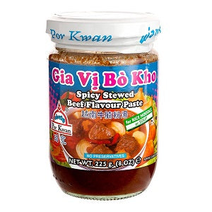 PK SPICY BEEF FLV PASTE 225G  珀寬越南牛腩粉汤酱225克