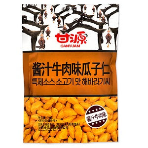 GY MELON SEED BEEF 75G  甘源酱汁牛肉味瓜子仁75克